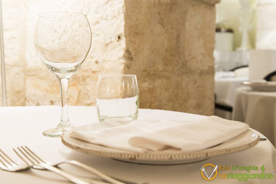 Dettaglio tavola Bina ristorante di Puglia Locorotondo Bari
